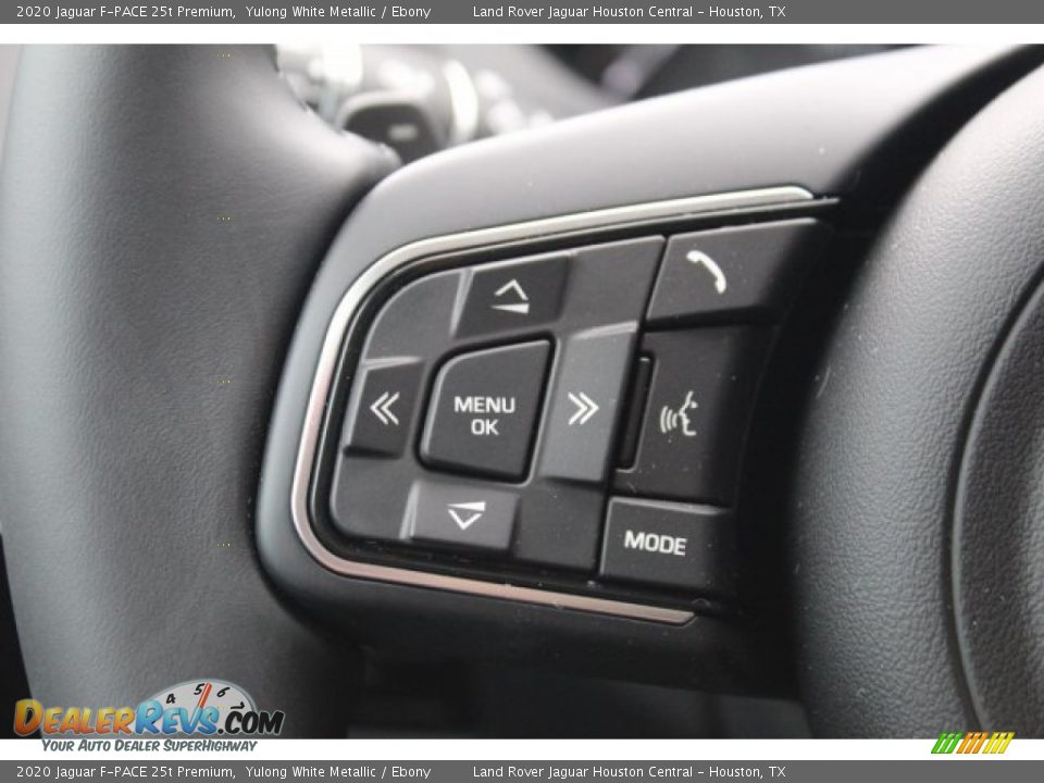 2020 Jaguar F-PACE 25t Premium Yulong White Metallic / Ebony Photo #21