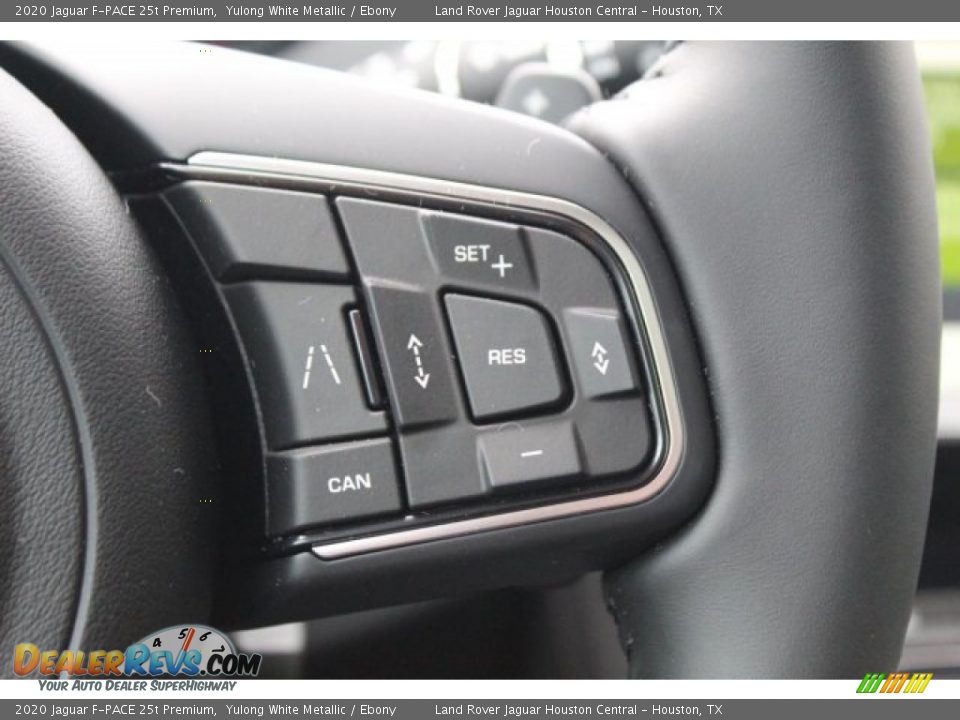 2020 Jaguar F-PACE 25t Premium Yulong White Metallic / Ebony Photo #22