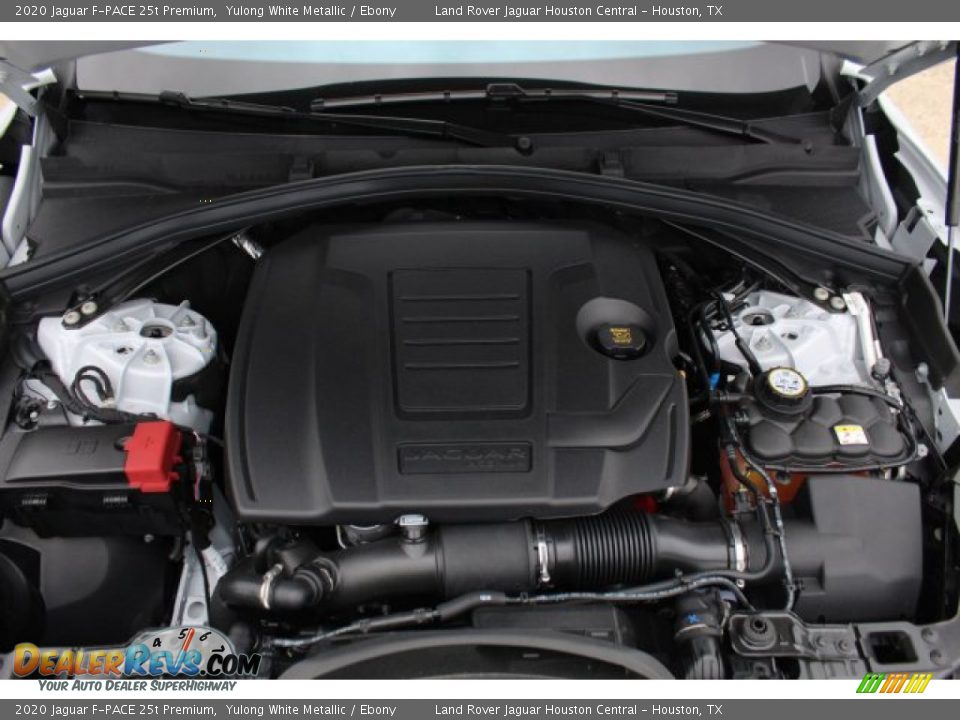 2020 Jaguar F-PACE 25t Premium Yulong White Metallic / Ebony Photo #31