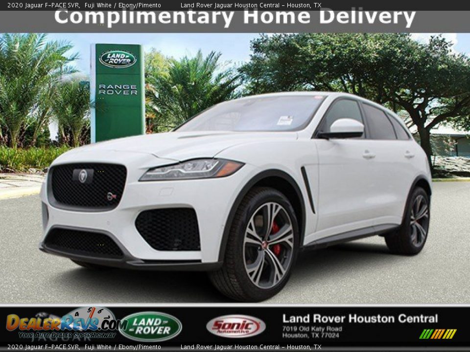 2020 Jaguar F-PACE SVR Fuji White / Ebony/Pimento Photo #1