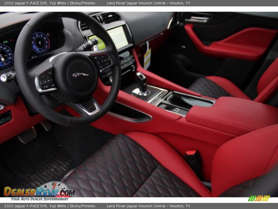 Front Seat of 2020 Jaguar F-PACE SVR Photo #12