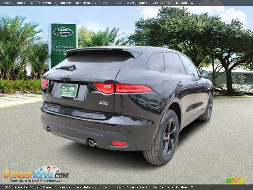 2020 Jaguar F-PACE 25t Premium Santorini Black Metallic / Ebony Photo #2