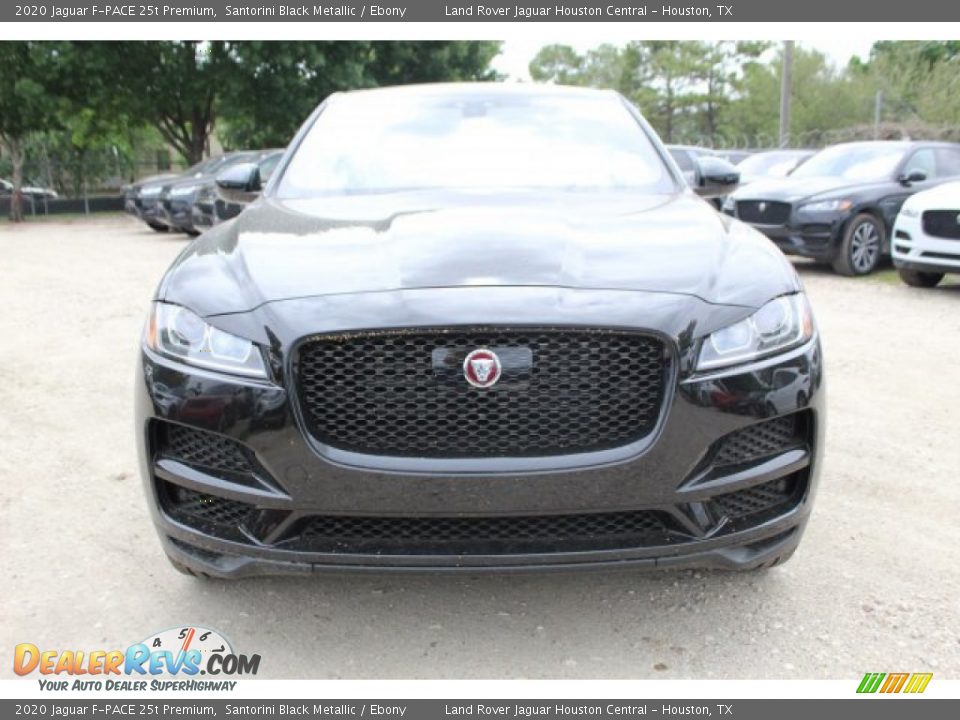 2020 Jaguar F-PACE 25t Premium Santorini Black Metallic / Ebony Photo #8
