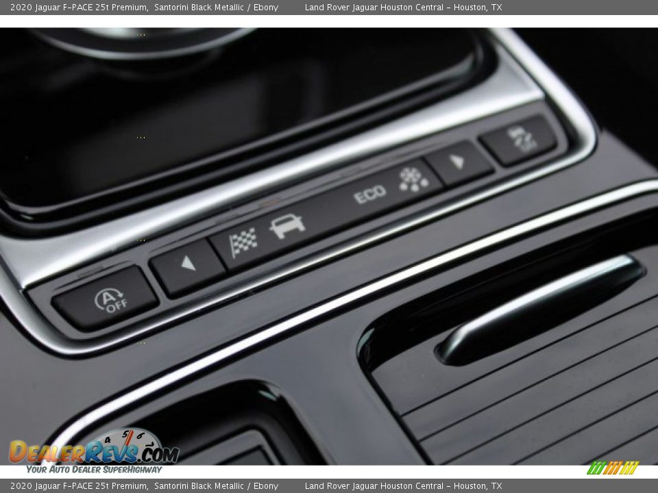 2020 Jaguar F-PACE 25t Premium Santorini Black Metallic / Ebony Photo #17