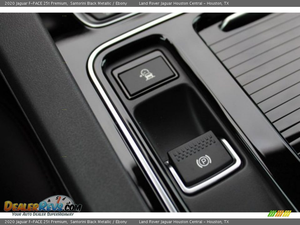 2020 Jaguar F-PACE 25t Premium Santorini Black Metallic / Ebony Photo #18