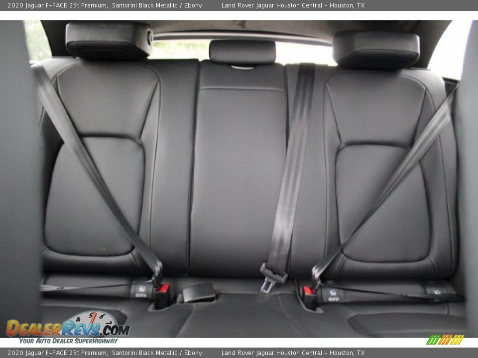 2020 Jaguar F-PACE 25t Premium Santorini Black Metallic / Ebony Photo #20