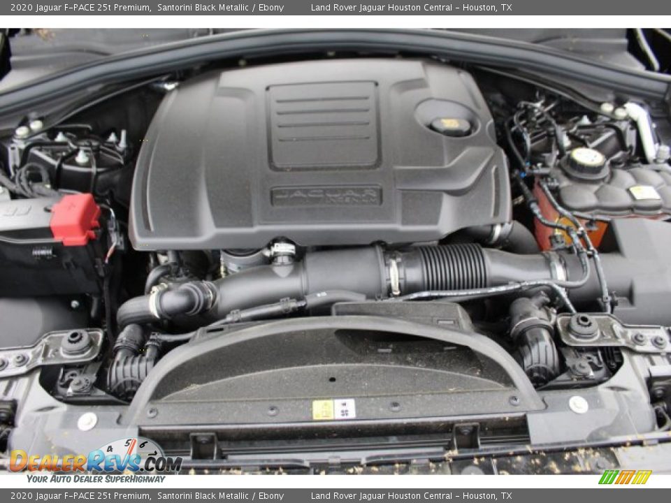 2020 Jaguar F-PACE 25t Premium Santorini Black Metallic / Ebony Photo #31