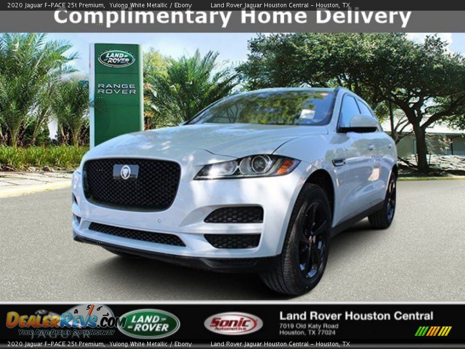 2020 Jaguar F-PACE 25t Premium Yulong White Metallic / Ebony Photo #1