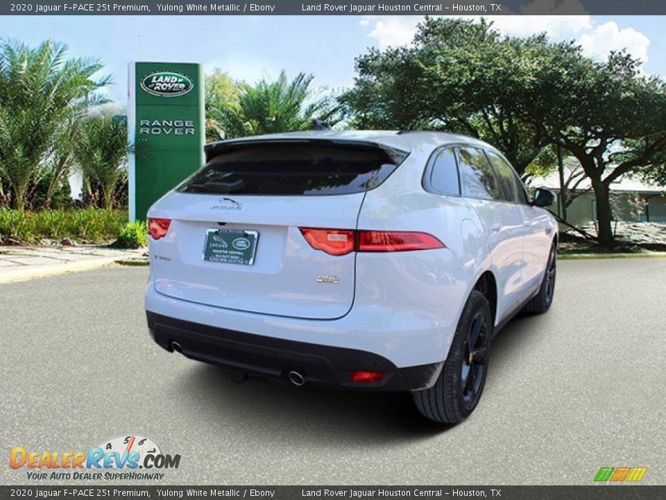 2020 Jaguar F-PACE 25t Premium Yulong White Metallic / Ebony Photo #2