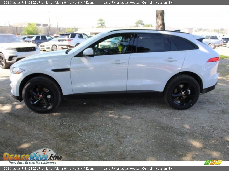 2020 Jaguar F-PACE 25t Premium Yulong White Metallic / Ebony Photo #6