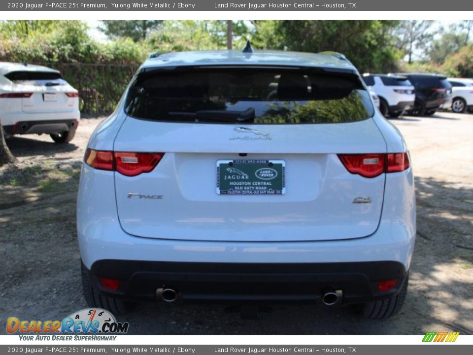 2020 Jaguar F-PACE 25t Premium Yulong White Metallic / Ebony Photo #7