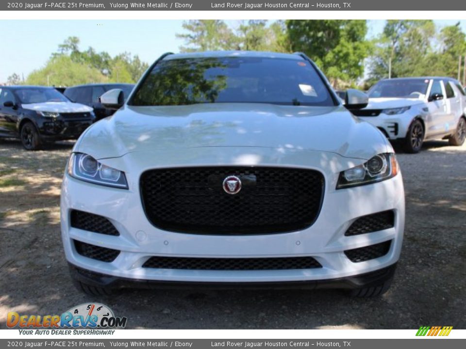 2020 Jaguar F-PACE 25t Premium Yulong White Metallic / Ebony Photo #8