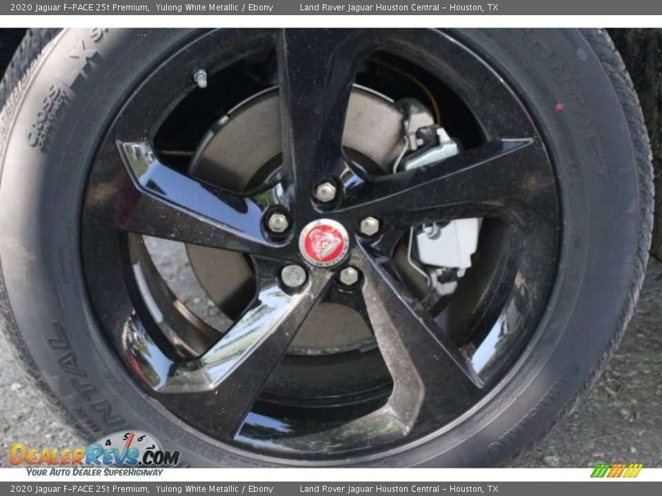 2020 Jaguar F-PACE 25t Premium Yulong White Metallic / Ebony Photo #9
