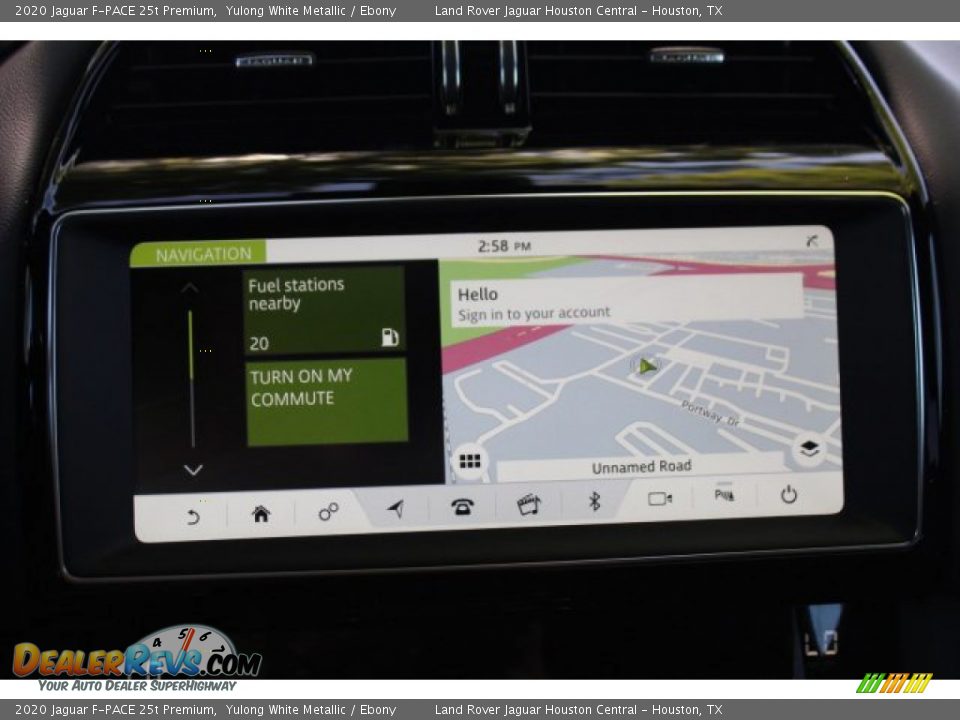 2020 Jaguar F-PACE 25t Premium Yulong White Metallic / Ebony Photo #14