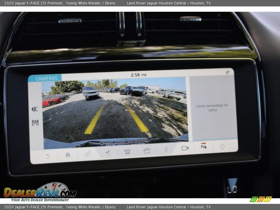 2020 Jaguar F-PACE 25t Premium Yulong White Metallic / Ebony Photo #15