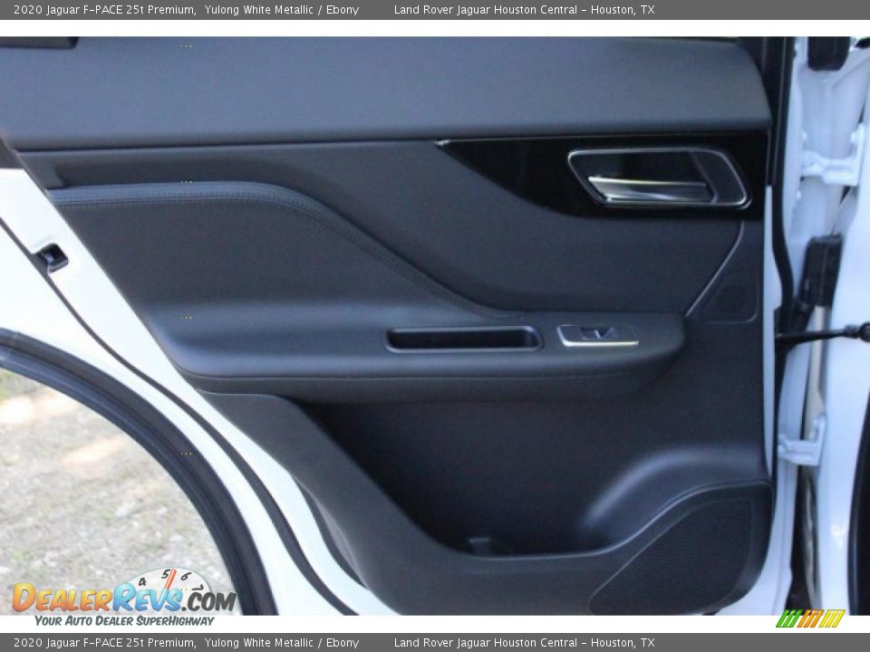 2020 Jaguar F-PACE 25t Premium Yulong White Metallic / Ebony Photo #25
