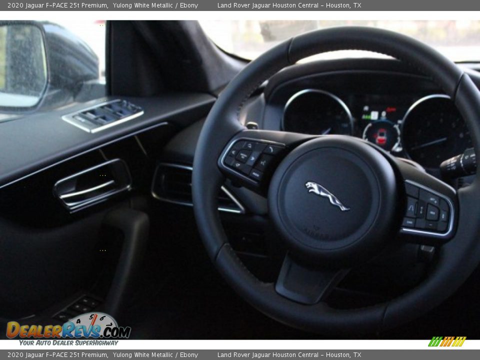2020 Jaguar F-PACE 25t Premium Yulong White Metallic / Ebony Photo #28