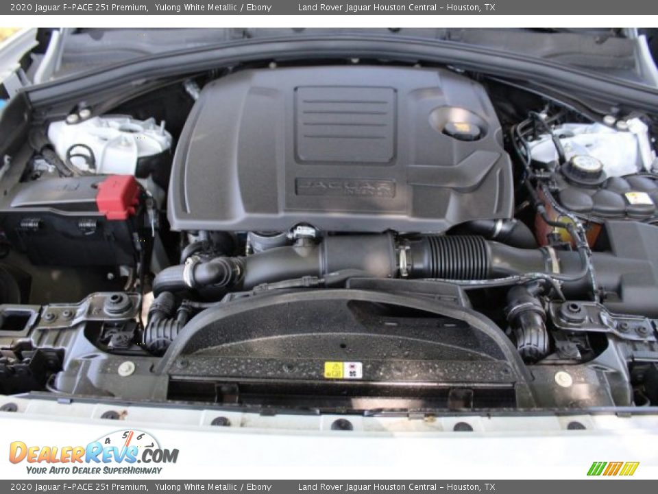2020 Jaguar F-PACE 25t Premium Yulong White Metallic / Ebony Photo #31