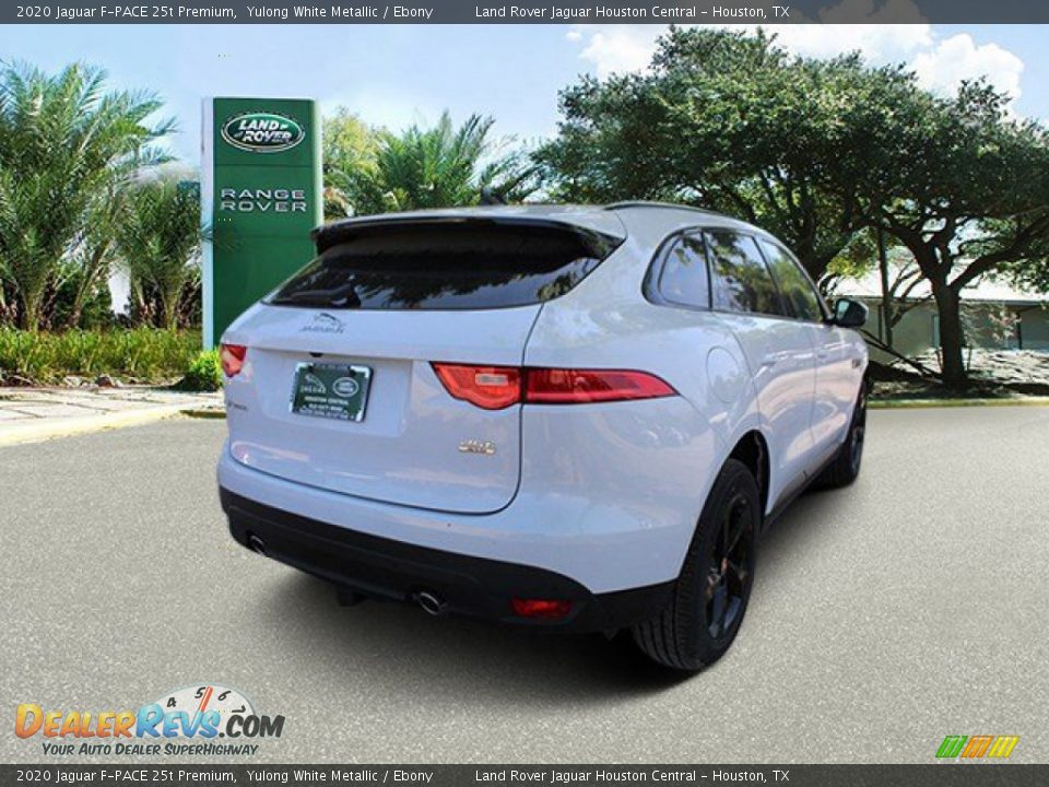2020 Jaguar F-PACE 25t Premium Yulong White Metallic / Ebony Photo #2