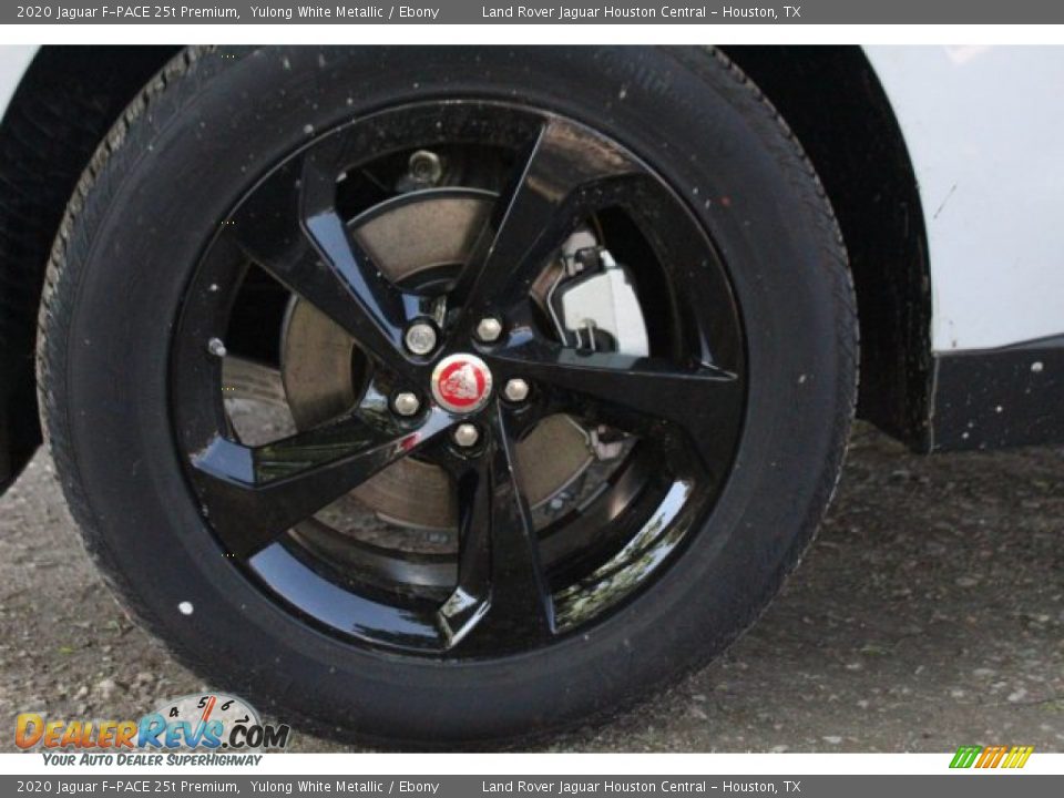 2020 Jaguar F-PACE 25t Premium Yulong White Metallic / Ebony Photo #9