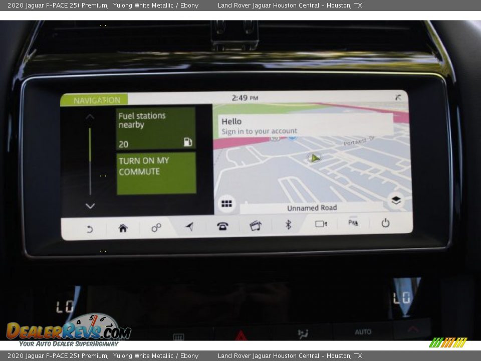 2020 Jaguar F-PACE 25t Premium Yulong White Metallic / Ebony Photo #14