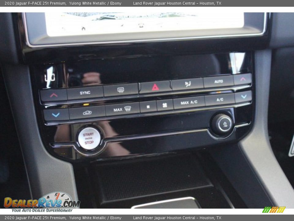 2020 Jaguar F-PACE 25t Premium Yulong White Metallic / Ebony Photo #16