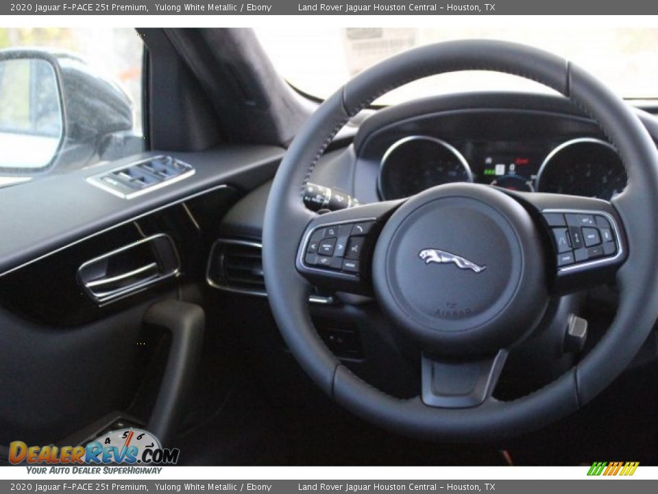2020 Jaguar F-PACE 25t Premium Yulong White Metallic / Ebony Photo #28