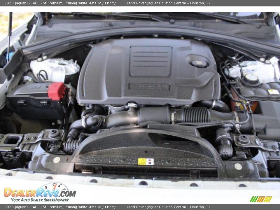 2020 Jaguar F-PACE 25t Premium Yulong White Metallic / Ebony Photo #31