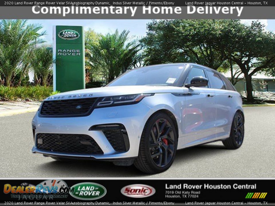 2020 Land Rover Range Rover Velar SVAutobiography Dynamic Indus Silver Metallic / Pimento/Ebony Photo #1