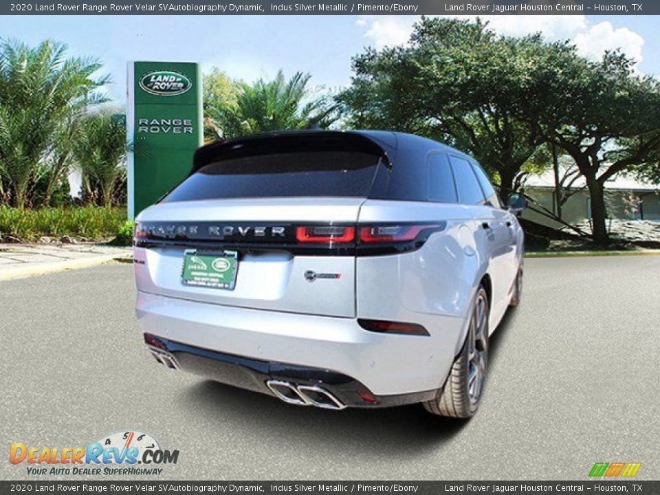 2020 Land Rover Range Rover Velar SVAutobiography Dynamic Indus Silver Metallic / Pimento/Ebony Photo #2