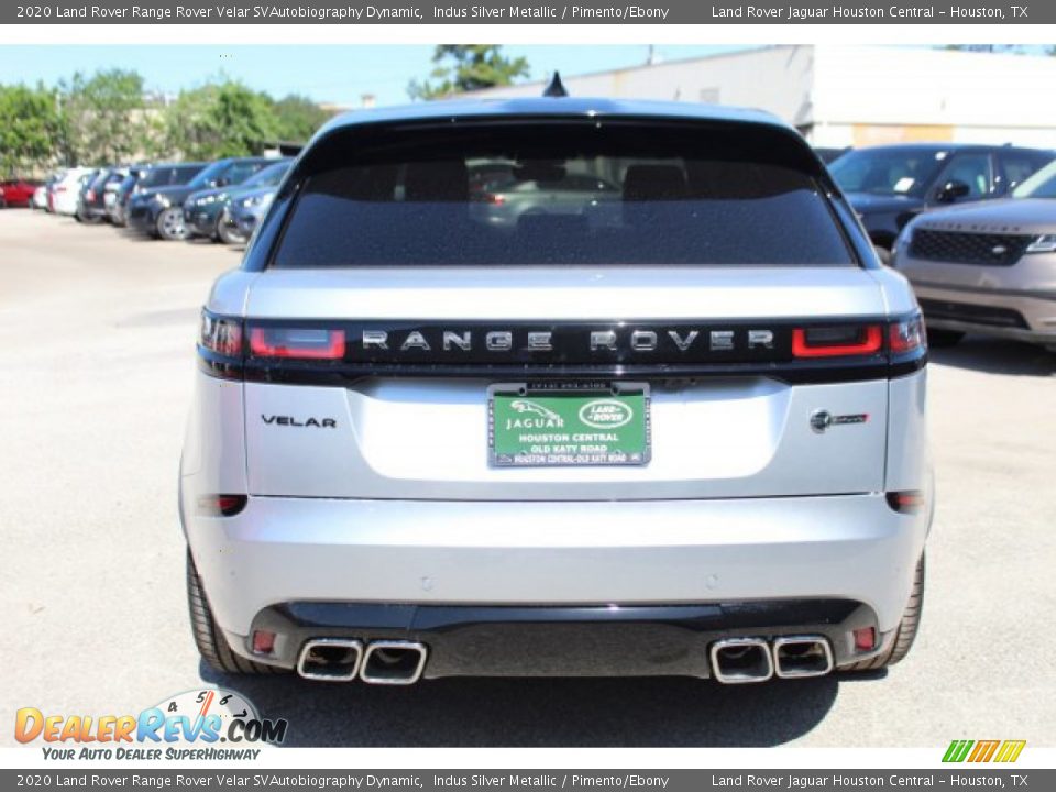 2020 Land Rover Range Rover Velar SVAutobiography Dynamic Indus Silver Metallic / Pimento/Ebony Photo #7