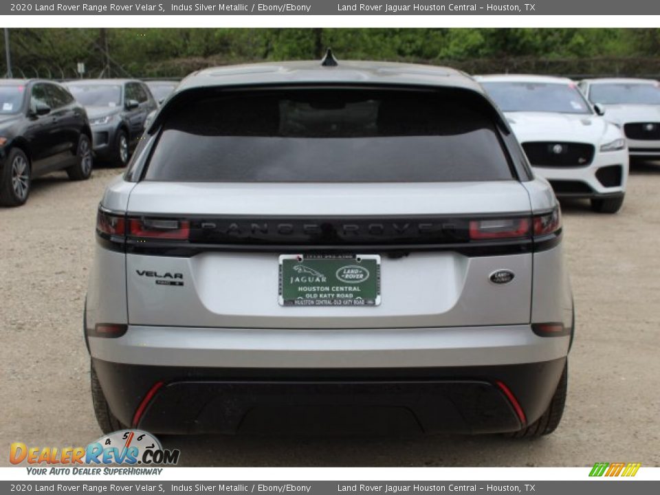 2020 Land Rover Range Rover Velar S Indus Silver Metallic / Ebony/Ebony Photo #7
