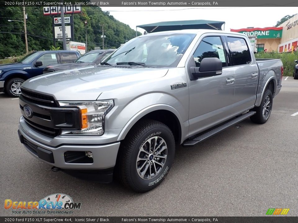 2020 Ford F150 XLT SuperCrew 4x4 Iconic Silver / Black Photo #2