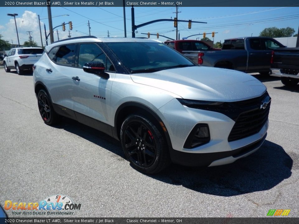 2020 Chevrolet Blazer LT AWD Silver Ice Metallic / Jet Black Photo #3