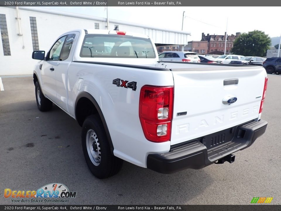 2020 Ford Ranger XL SuperCab 4x4 Oxford White / Ebony Photo #4