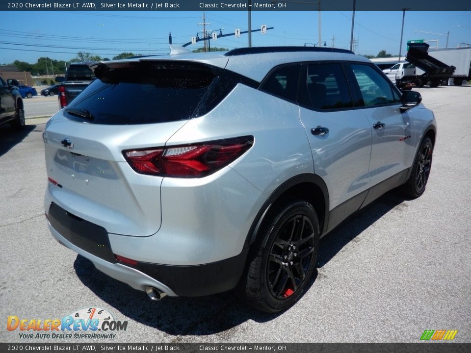 2020 Chevrolet Blazer LT AWD Silver Ice Metallic / Jet Black Photo #4