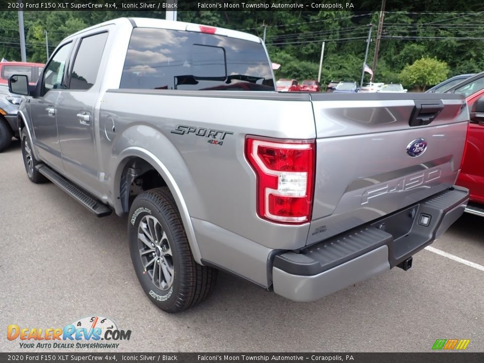 2020 Ford F150 XLT SuperCrew 4x4 Iconic Silver / Black Photo #4