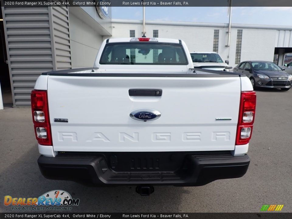 2020 Ford Ranger XL SuperCab 4x4 Oxford White / Ebony Photo #5