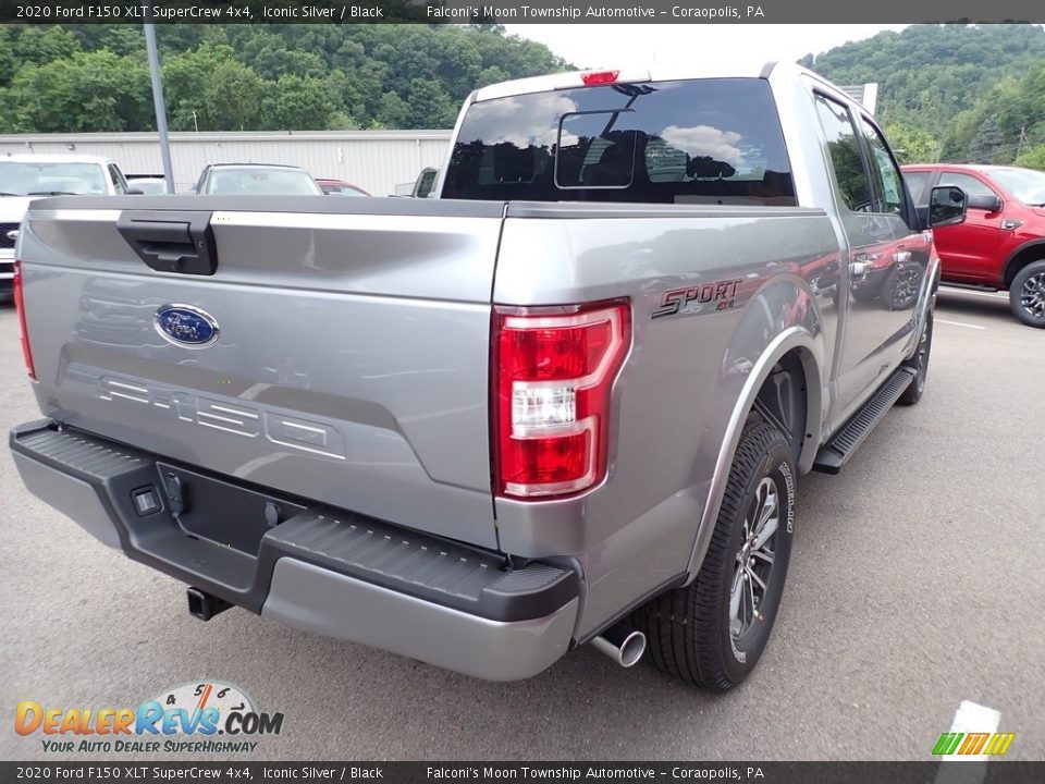 2020 Ford F150 XLT SuperCrew 4x4 Iconic Silver / Black Photo #6
