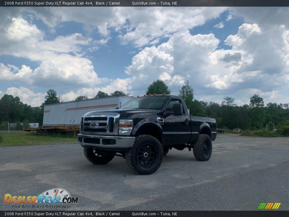 Front 3/4 View of 2008 Ford F350 Super Duty XLT Regular Cab 4x4 Photo #1