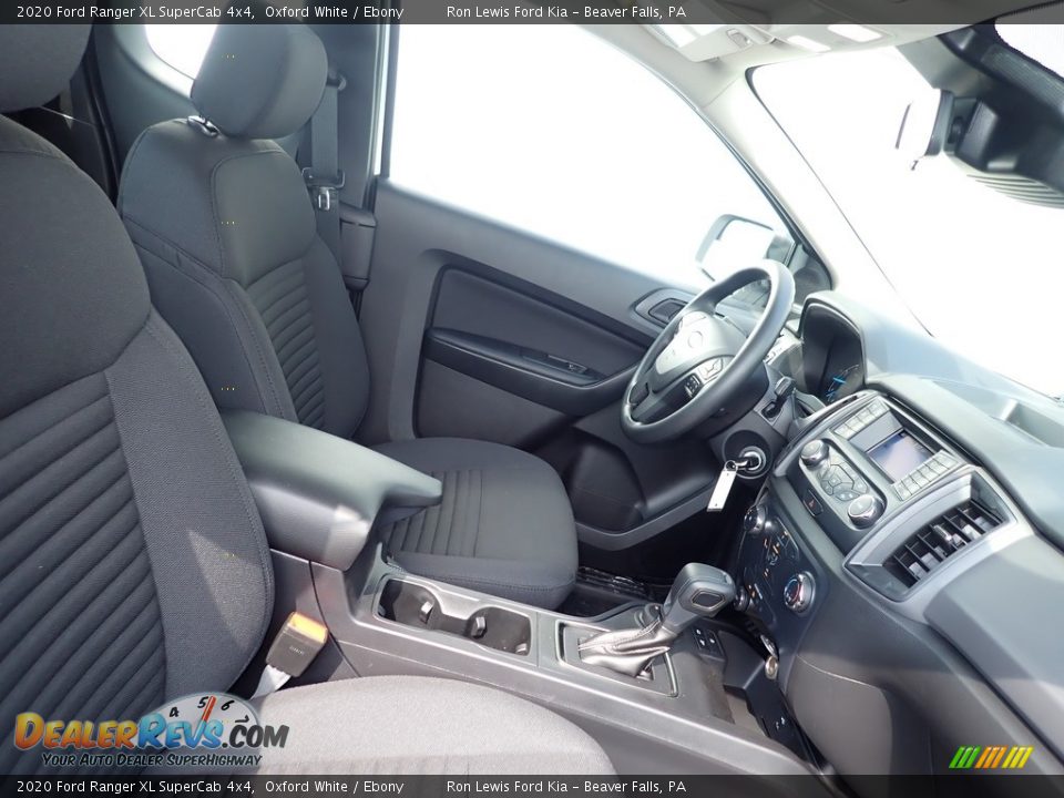 2020 Ford Ranger XL SuperCab 4x4 Oxford White / Ebony Photo #8