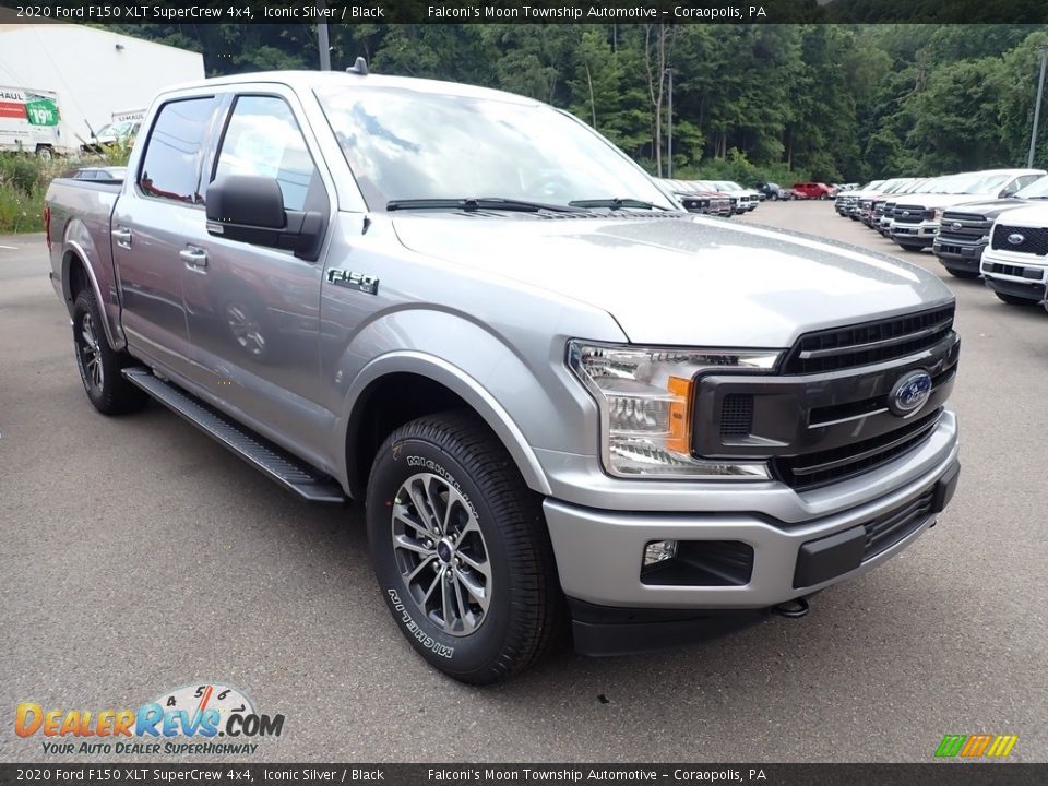 2020 Ford F150 XLT SuperCrew 4x4 Iconic Silver / Black Photo #7
