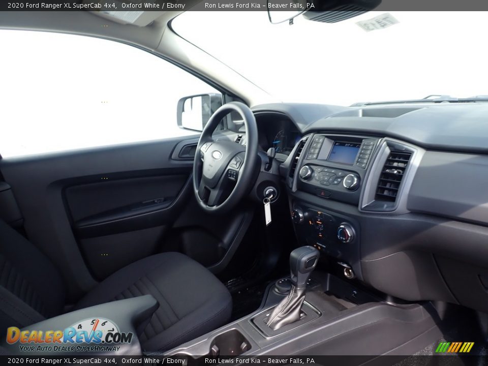 2020 Ford Ranger XL SuperCab 4x4 Oxford White / Ebony Photo #9