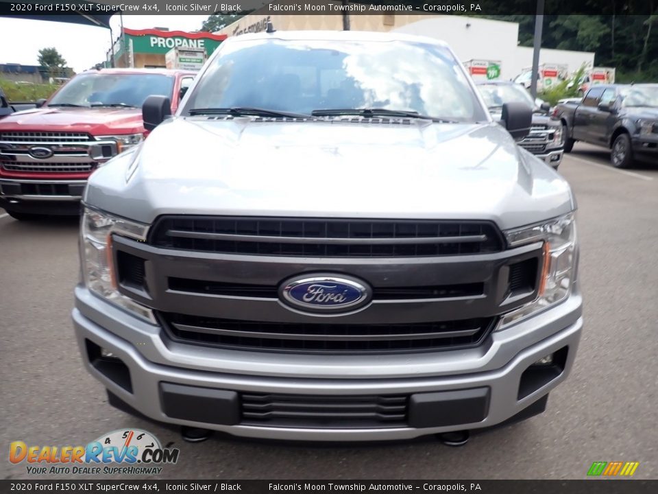 2020 Ford F150 XLT SuperCrew 4x4 Iconic Silver / Black Photo #8