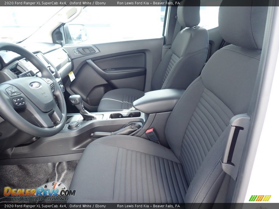 2020 Ford Ranger XL SuperCab 4x4 Oxford White / Ebony Photo #12