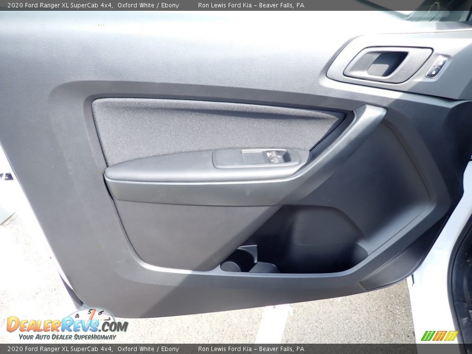 2020 Ford Ranger XL SuperCab 4x4 Oxford White / Ebony Photo #13