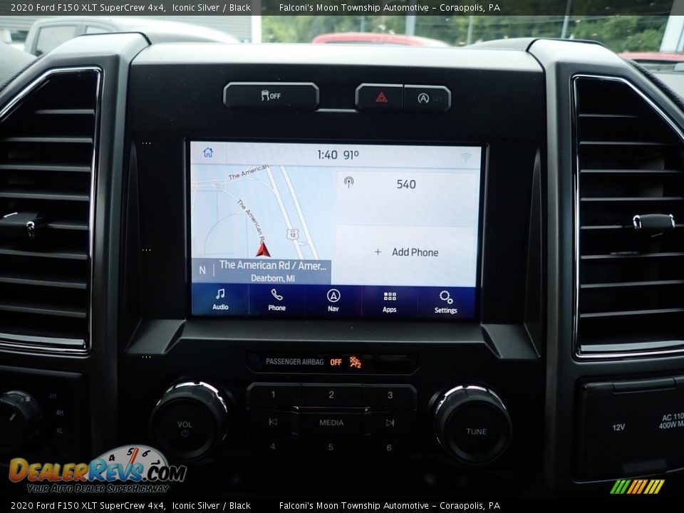 2020 Ford F150 XLT SuperCrew 4x4 Iconic Silver / Black Photo #14