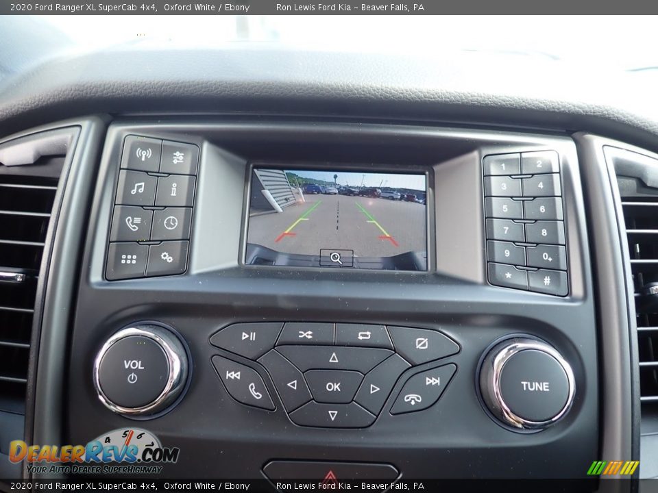 Controls of 2020 Ford Ranger XL SuperCab 4x4 Photo #16