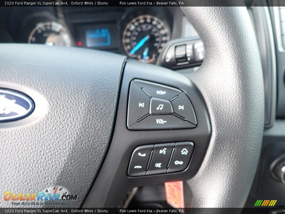 2020 Ford Ranger XL SuperCab 4x4 Steering Wheel Photo #17