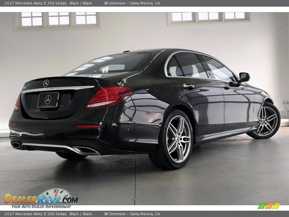 2017 Mercedes-Benz E 300 Sedan Black / Black Photo #16